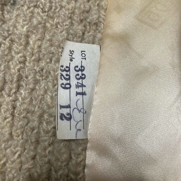 Vtg D’Esprit Faux Fur Knit Jacket - Picture 4 of 10